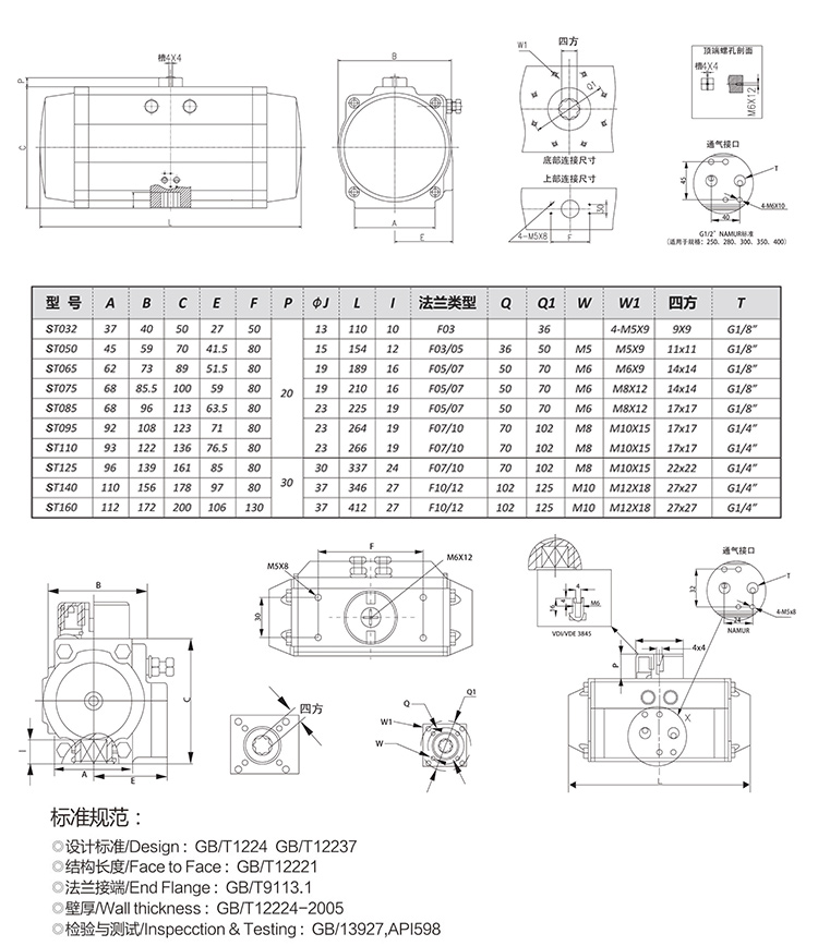 氣動(dòng)高溫球閥尺寸圖